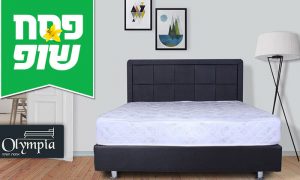 מיטה מרופדת עם מזרן וארגז מצעים - מידות וצבעים לבחירה